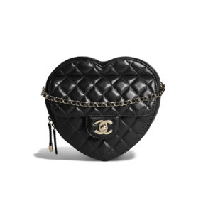 Chanel Heart Bag Black