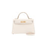 Hermes Mini Kelly Epsom White