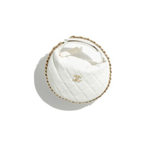 Chanel 23C Mini Pouch White
