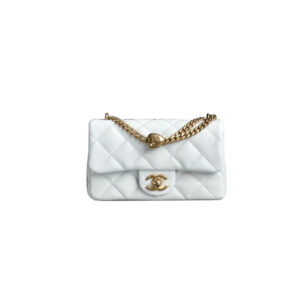 Chanel Mini Love Flap Bag White