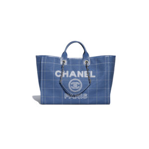 Chanel SHOPPING MAXI Bag Blue