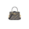 Dior Small CD Signature Vanity Case Blue Dior Oblique Jacquard